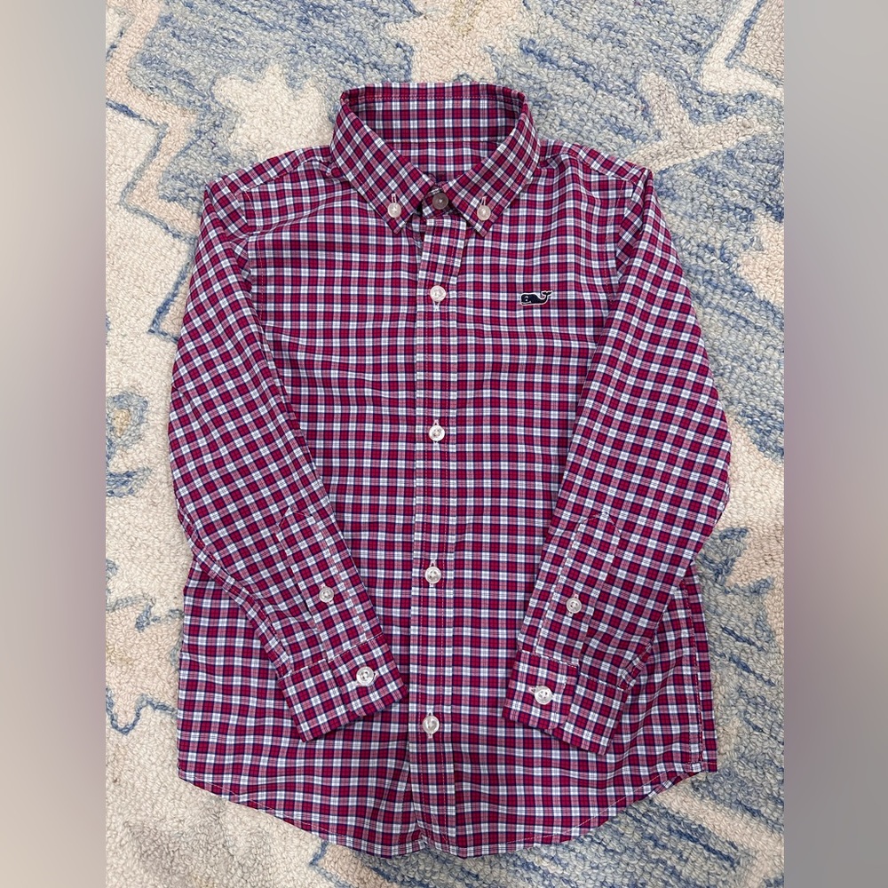 Boy’s Vineyard Vines Performance Button Down - 3T